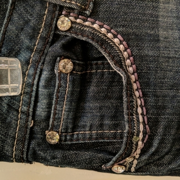 Earl Jeans Women's Dark Wash Straight Leg Jeans Size 10 - Picture 3 of 10